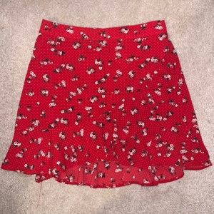 Project 28 floral ruffle skirt